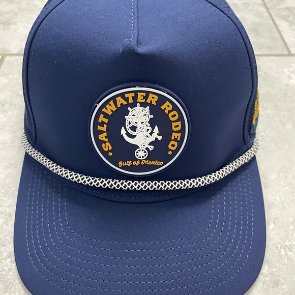 Cowboy Revolution Apparel Co. Men’s Navy Cap Saltwater Rodeo Gulf of Mexico New - Picture 7 of 9